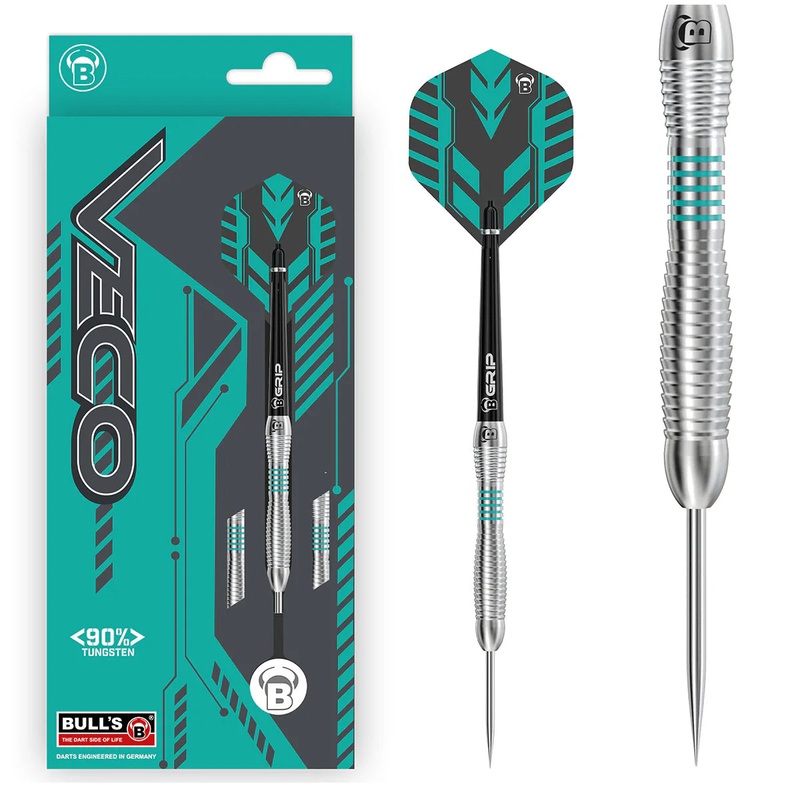 BULL’S Veco V3 90% Tungsten 21 gram Steel Tip Dart Set