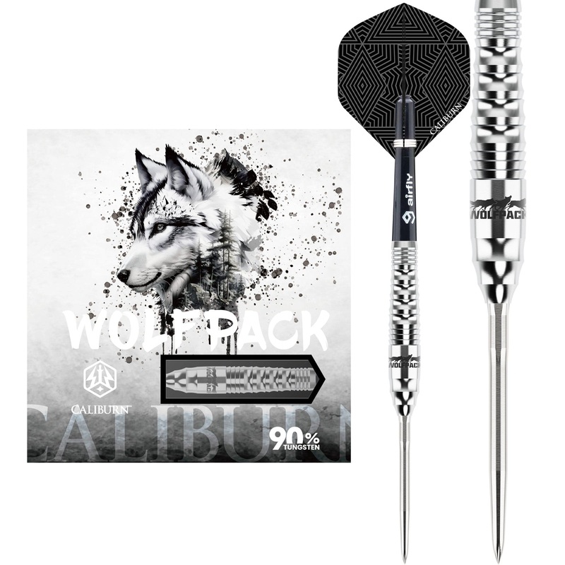 Caliburn Wolfpack Darts – Steel Tip – 90% Tungsten – W3 – 21g