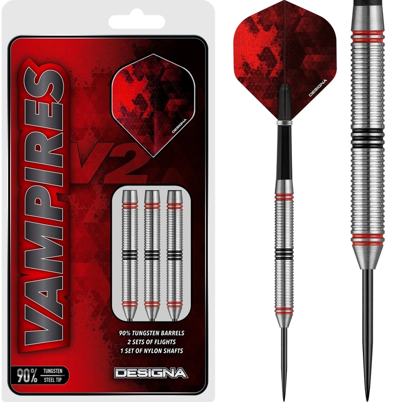 Designa Vampires V2 Darts – Steel Tip – M4 22g