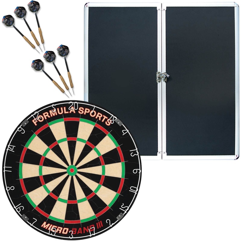 Formula Sports – Championship Dartboard & Cabinet Set