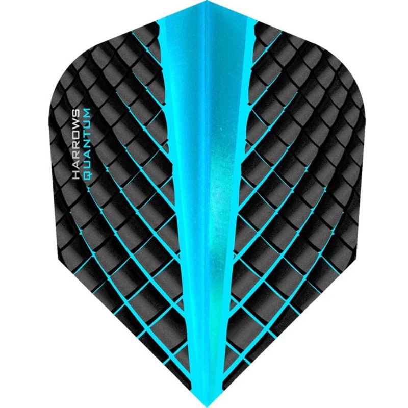 Harrows Quantum Aqua Standard Dart Flights Standard 100 Micron Extra Strong