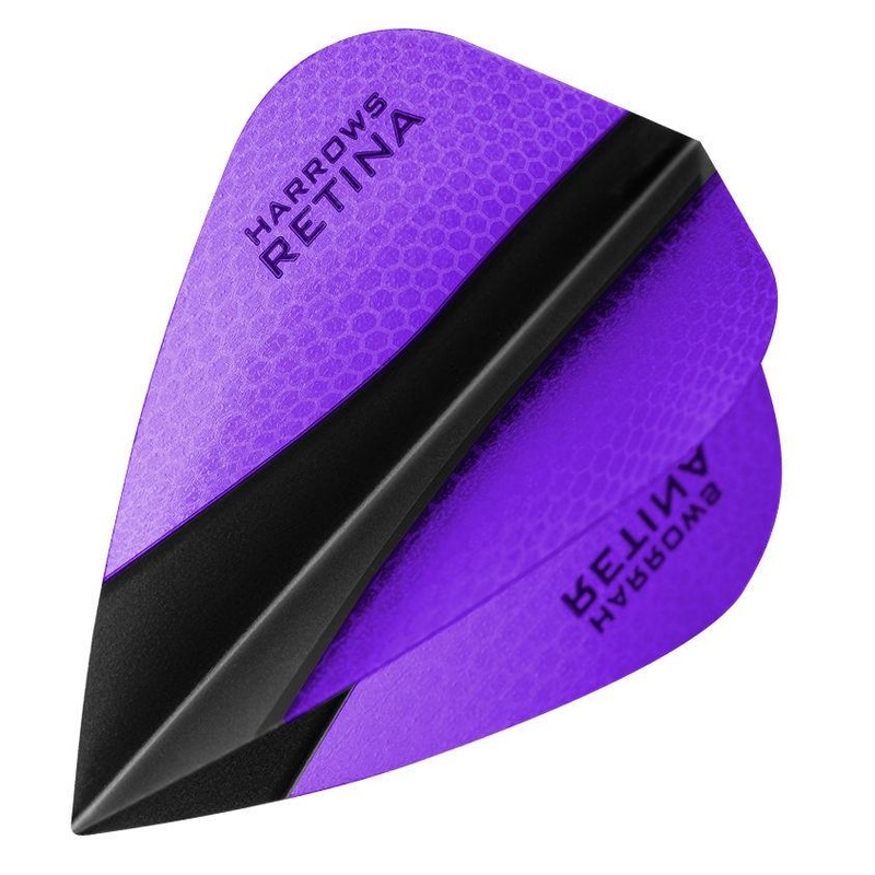 Harrows Retina-X Kite Purple Dart Flights Purple