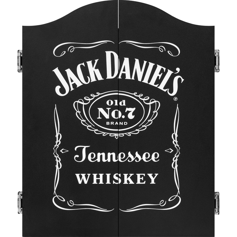 Jack Daniels Dartboard Cabinet – Deluxe Quality – JD Logo