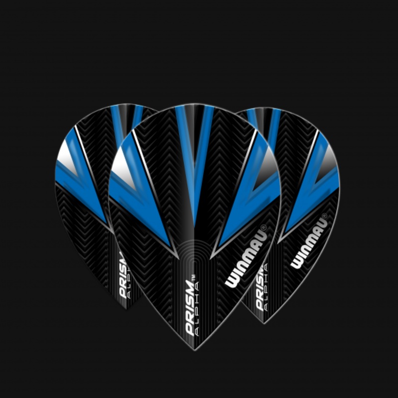 Prism Alpha Black & Blue Pear Pear 100 Micron Poly metronic extra thick