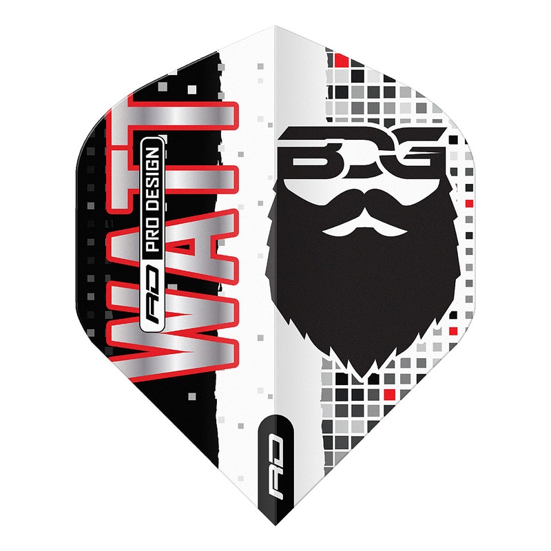 Red Dragon Jason Watt BDG Hardcore Premium Dart Flights No2 Standard