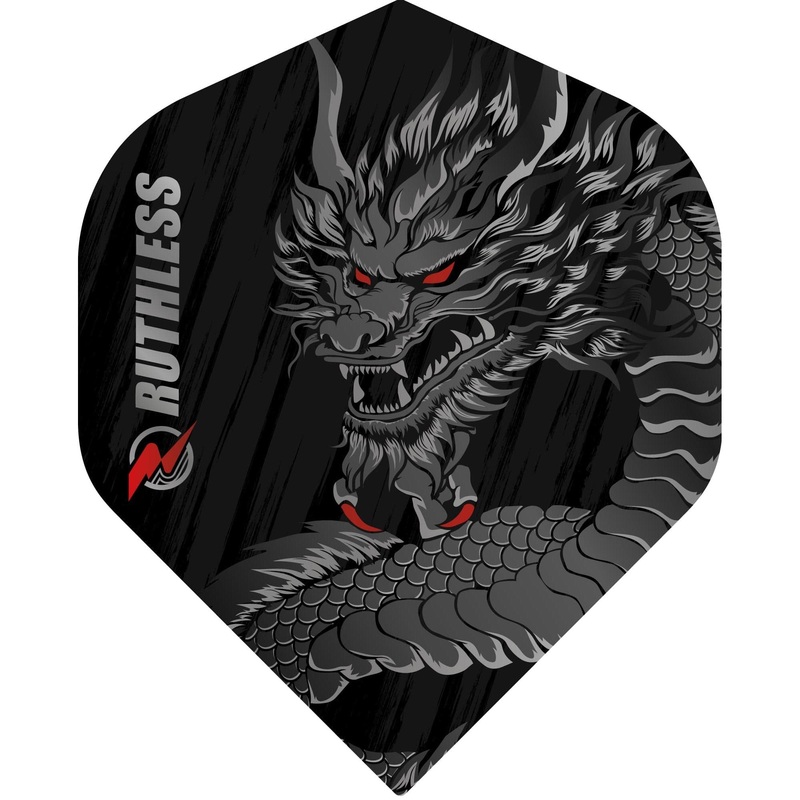 Ruthless Dart Flights – 100 Micron – Std – No2 – Dragon