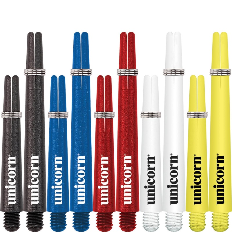 Unicorn – Gripper 3 Nylon Dart Shafts Short (34.4mm) Black