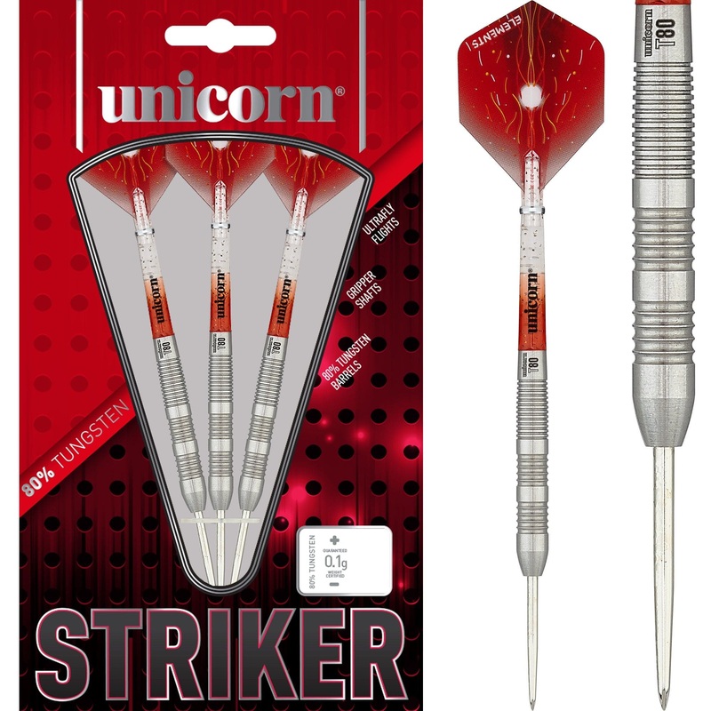 Unicorn T80 Darts – Core XL – Steel Tip – S3 – Striker 22g