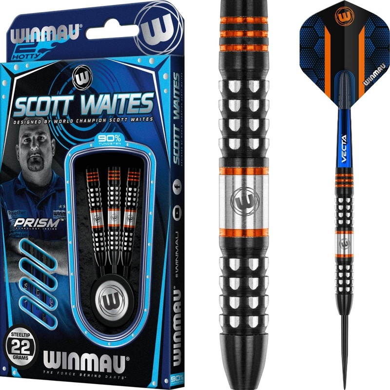 Winmau – Scott Waites Darts – Steel Tip – 90% Tungsten – 22g 24g 22 grams