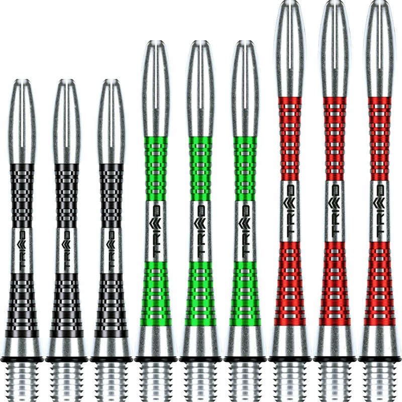 Winmau – Triad – Aluminium Dart Shafts Short (35mm) Black