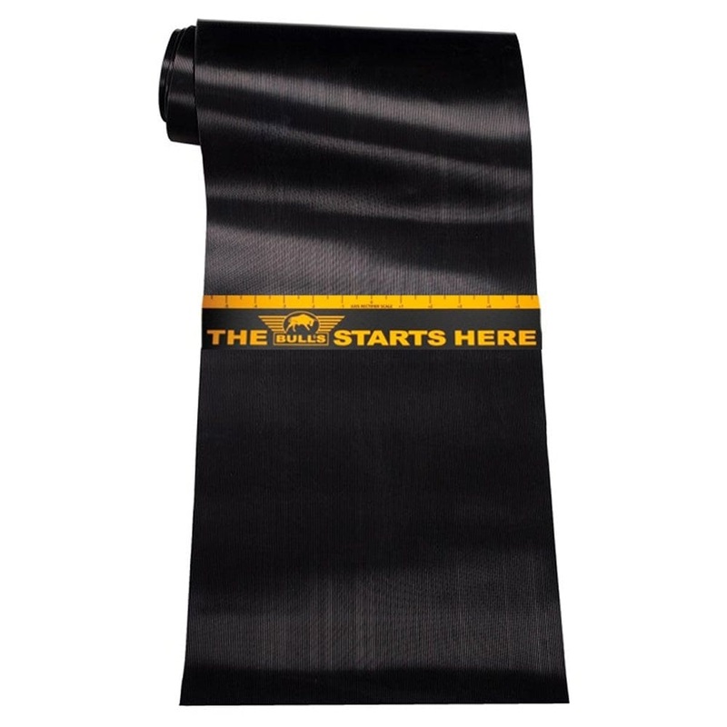 *Bulls Darts Mat – Heavy Duty Rubber – + Throwline 300cm X 60cm