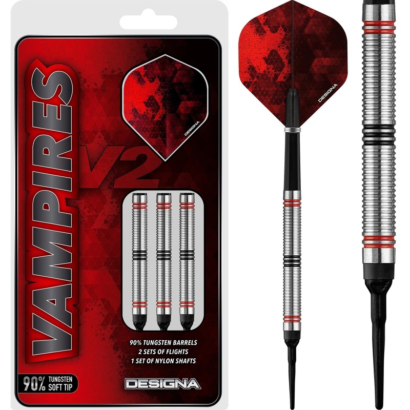 Designa Vampires V2 Darts – Soft Tip – M4 20g