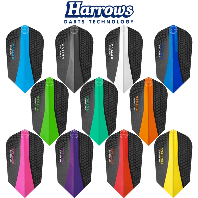 Harrows – Retina – Slim Dart Flights Aqua Blue