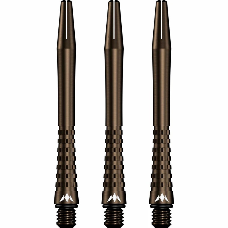 Mission Atom13 Aluminum Shafts – Anodized Metal Stems  – Bronze – Medium Bronze Medium (47mm in length excluding thread) Aluminum