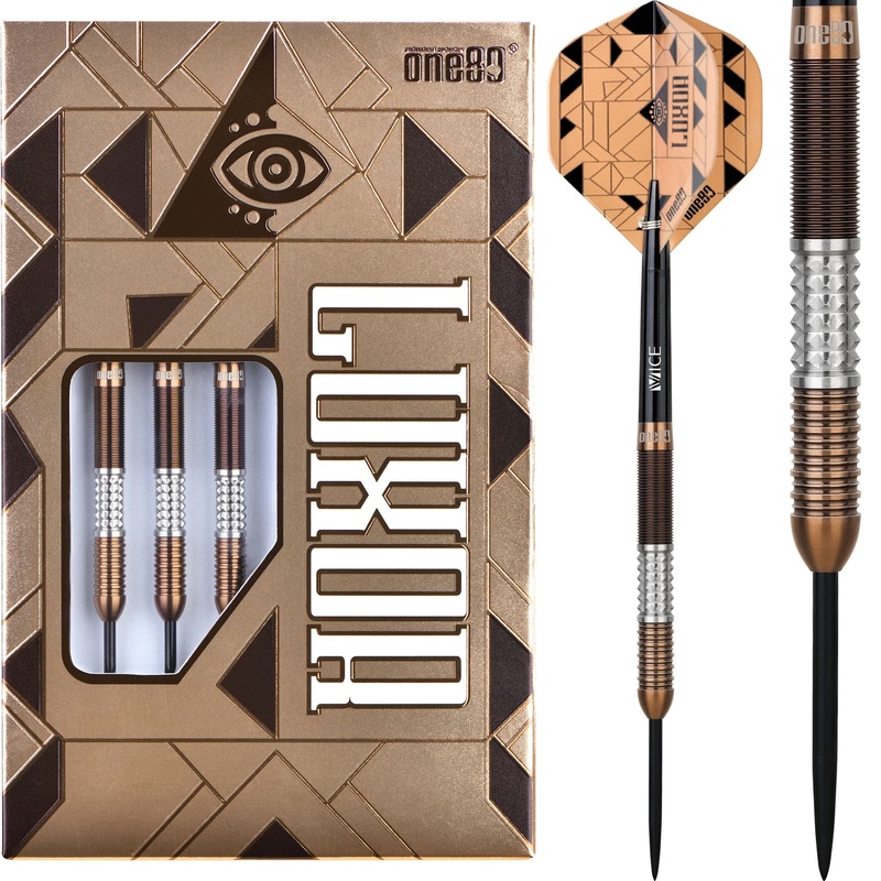 One80 Luxor Alpha Darts – Steel Tip – Bronze 21g