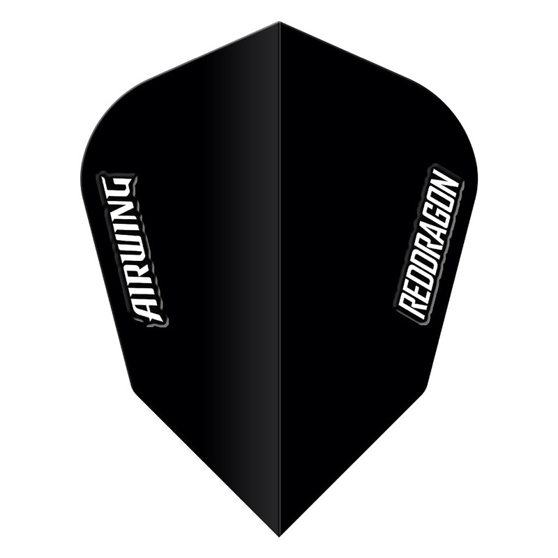 Red Dragon Airwing Dart Flights – V-Standard Black