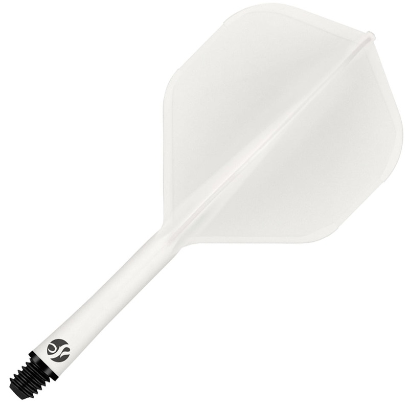 Shot Flight Deck Dart Flight & Shaft System – Standard Medium White