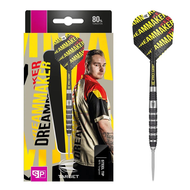 Target Darts Dimitri Van Den Bergh 80% Gen 1 Tungsten  Seel Tip Darts 22 GRAM