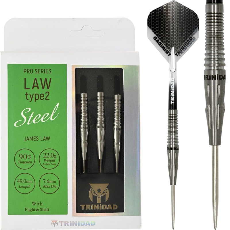 *Trinidad Pro – Steel Tip Darts – James Law – 22g-D1005 22g