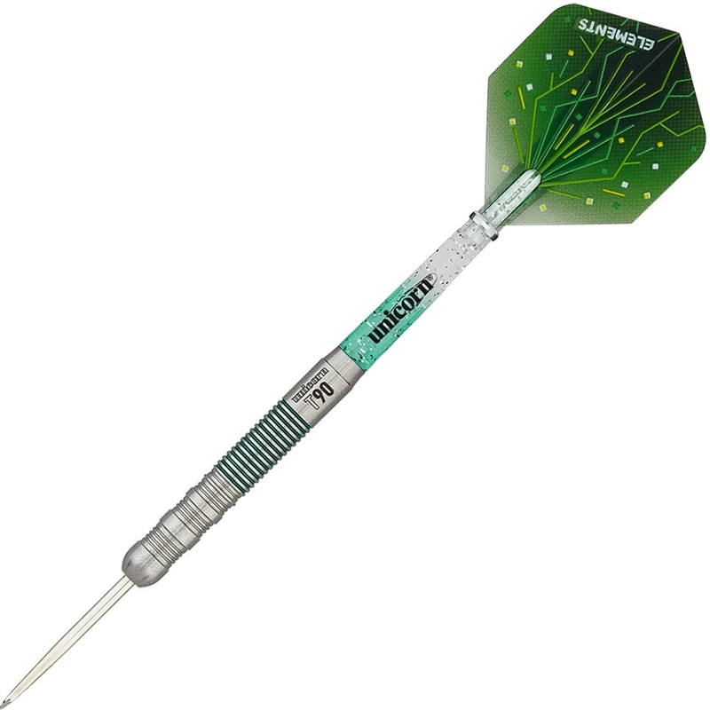 Unicorn T90 Core XL Green Type 1 Steel Tip Darts – 23gm