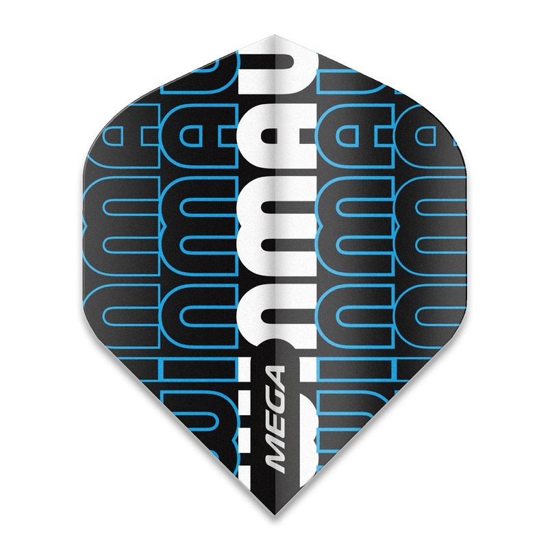 Winmau Mega Standard Dart Flights 6900-235 Blue