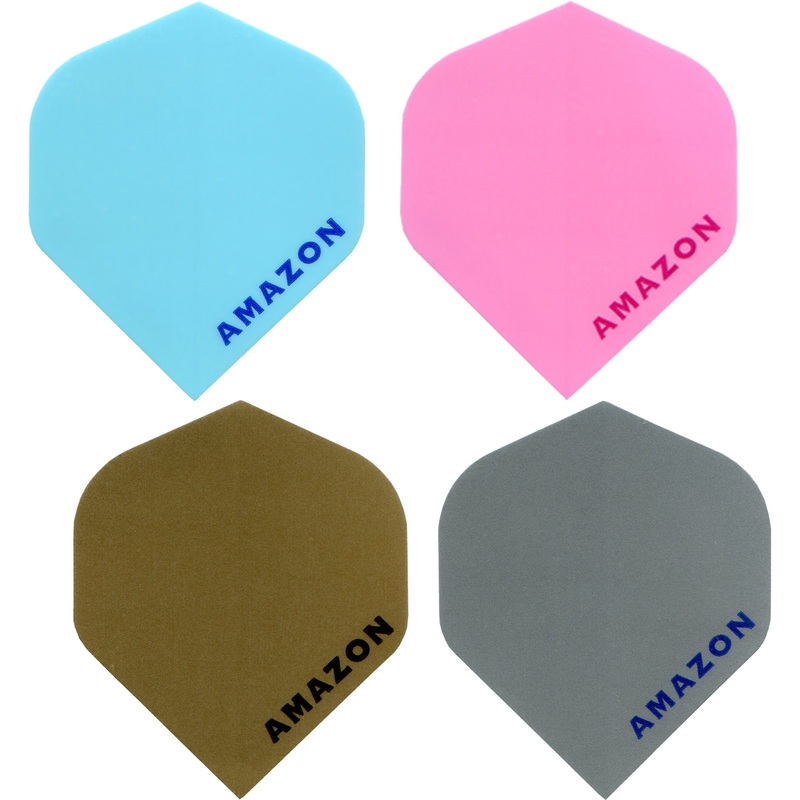 Amazon Dart Flights – Standard Shape – 100 Micron – Pastel Baby Blue