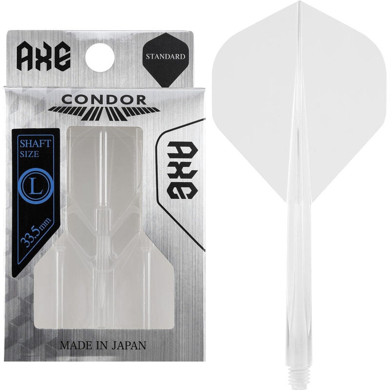 Condor AXE Dart Flights – Standard – Clear Long