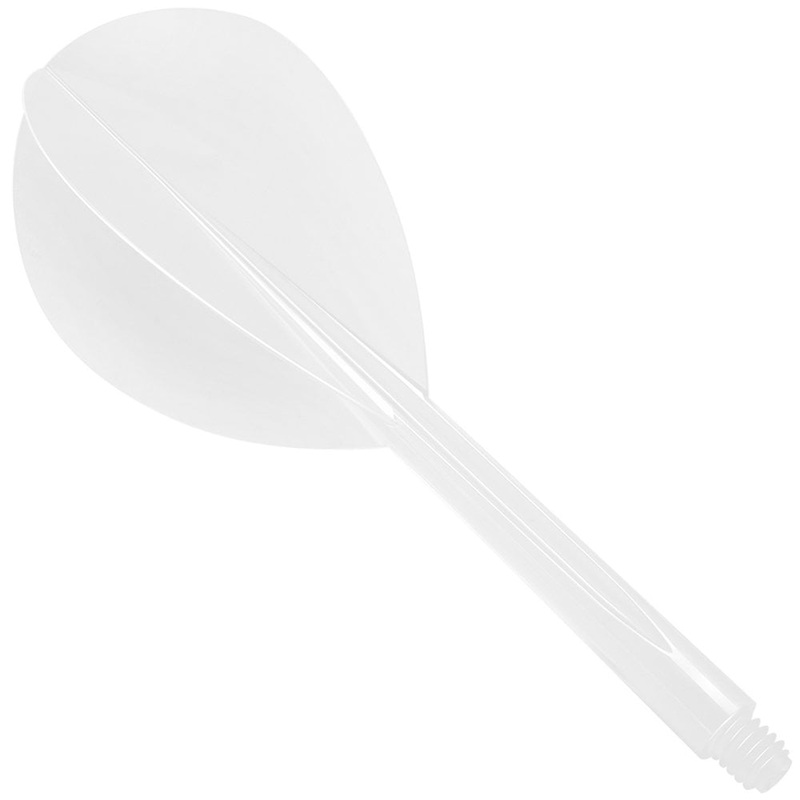 Condor Dart Flights – Zero Stress – Teardrop – Clear Long