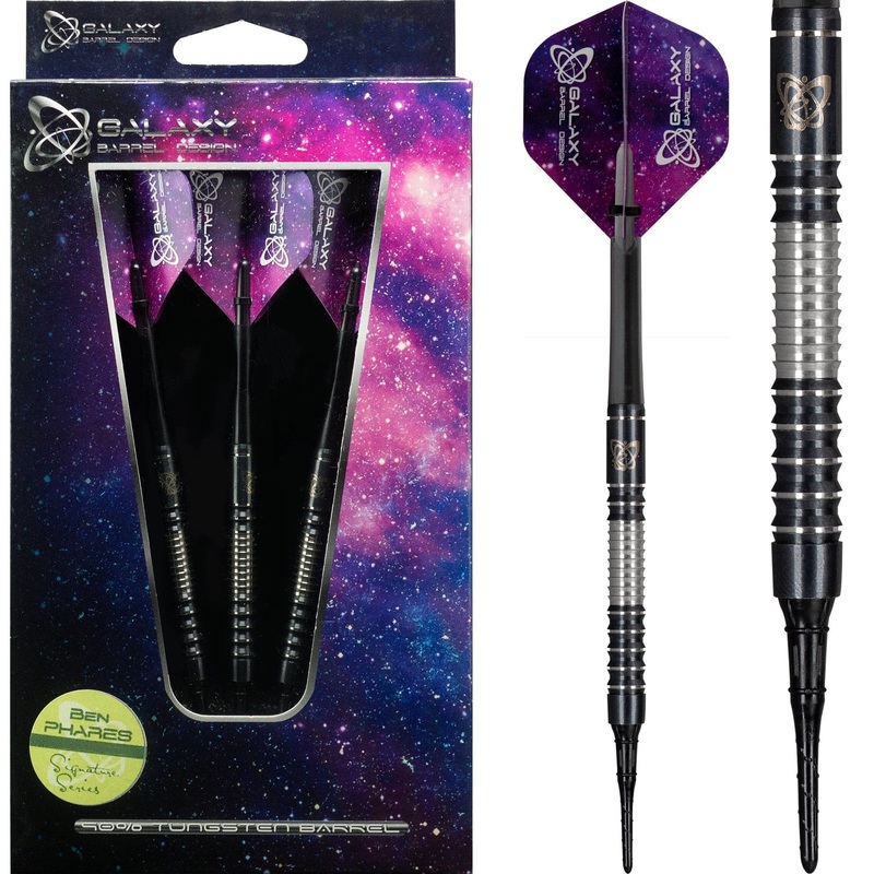 *Galaxy Ben Phares Darts – Soft Tip – Big Ben – Natural 18g