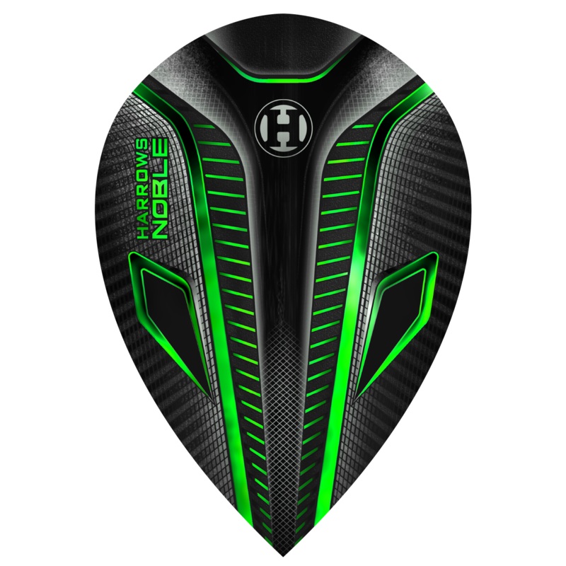 Harrows Noble Green Pear Dart Flights Green