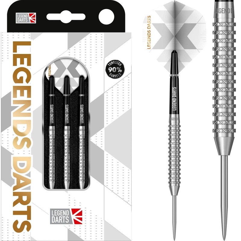 Legend Darts – Steel Tip – 90% Tungsten – Pro Series – V16 – Slim Ring 22g