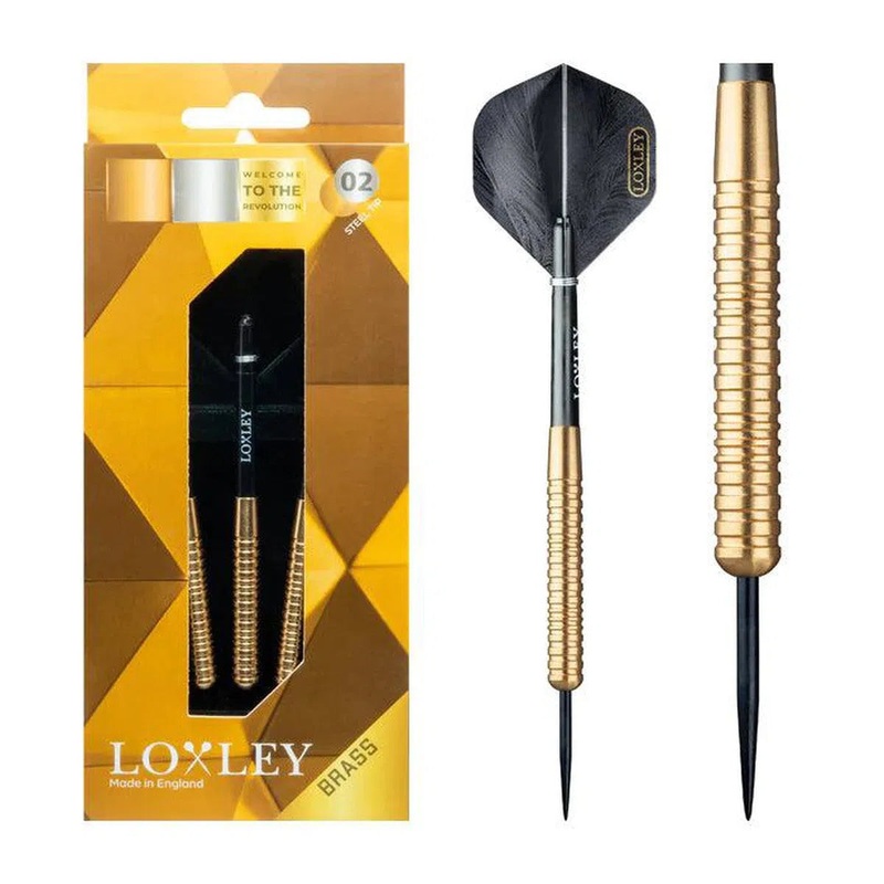 Loxley CuZN 02 Steel Tip Brass Darts 15 GRAM