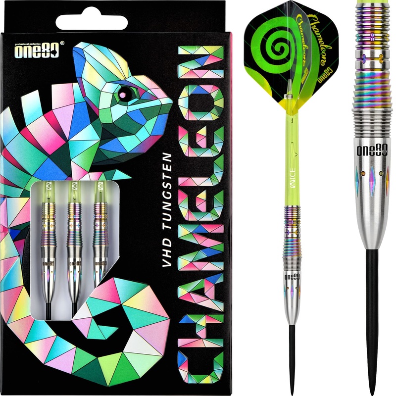 One80 Chameleon Darts – Steel Tip – Ruby 22g