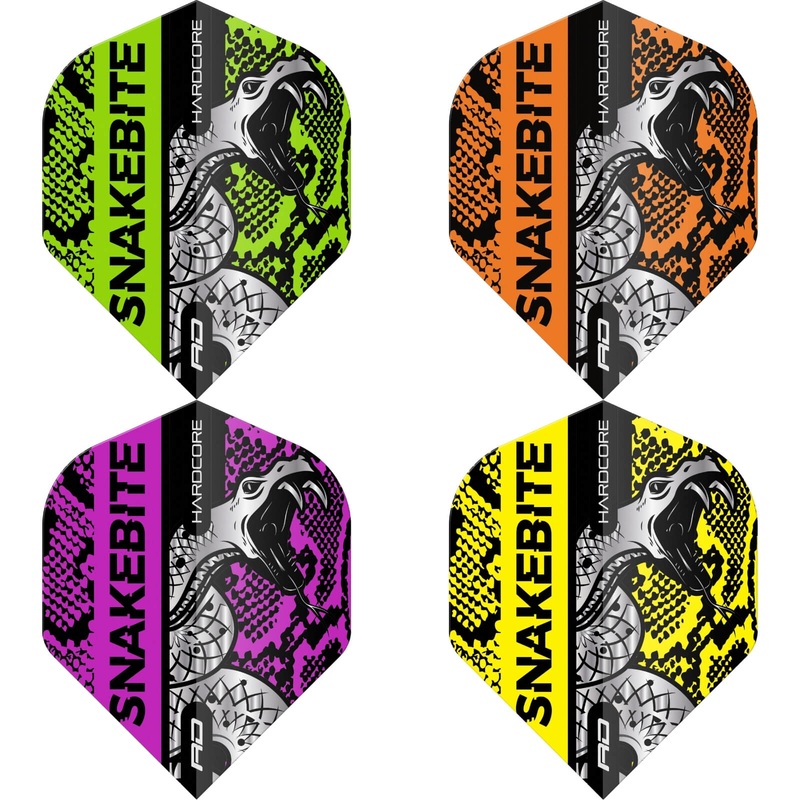 Red Dragon – Hardcore Peter Wright Coiled Snake – Big Wing Dart Flights Green