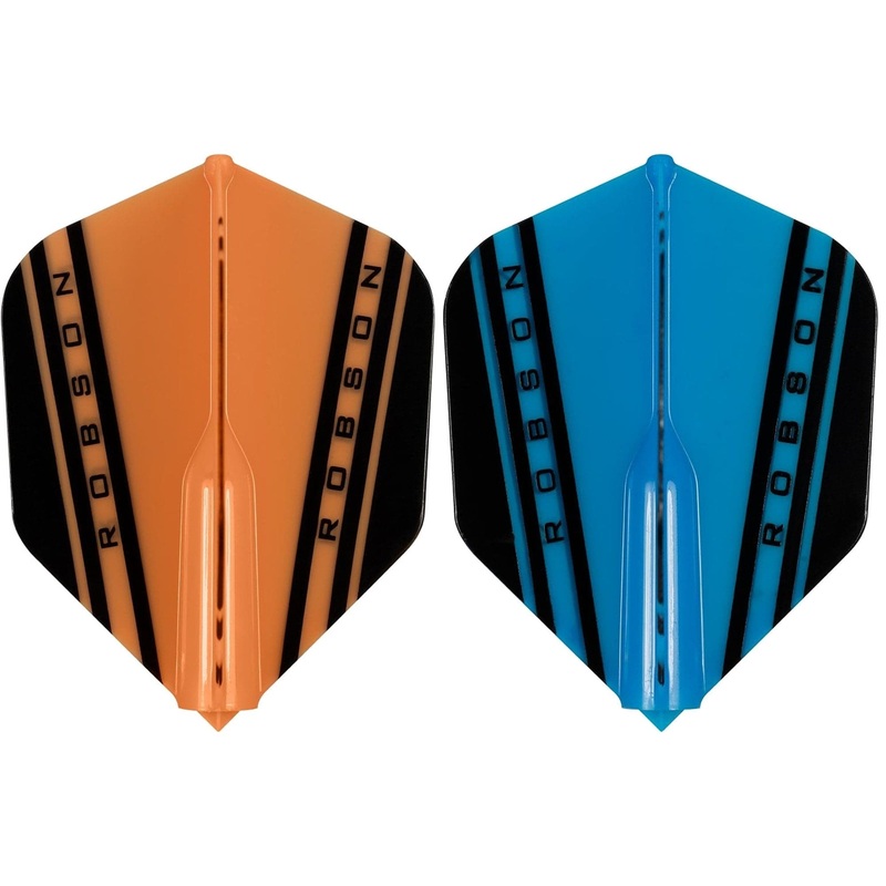 *Robson Plus Dart Flights – for all shafts – Std No6 – V Blue