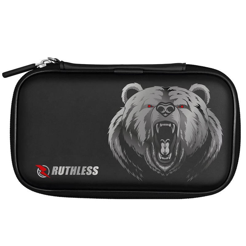 Ruthless Designed EVA Dart Case – Large – Black – Bear