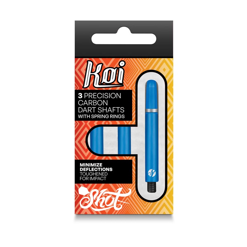 Shot Koi Carbon Dart Shaft – Blue – Medium
