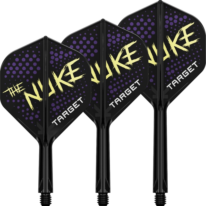 Target – K-Flex Luke Littler – Big Wing Dart Flights – Integrated Flight & Shaft System Short (19mm)
