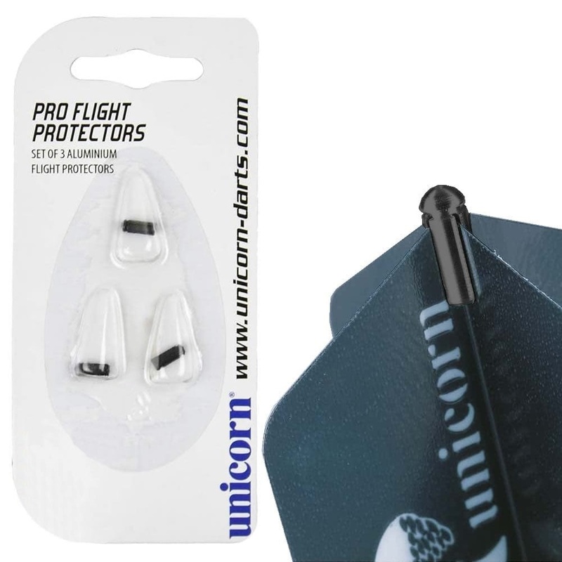 Unicorn – Dart Flight Protectors – Pro Aluminium – Black