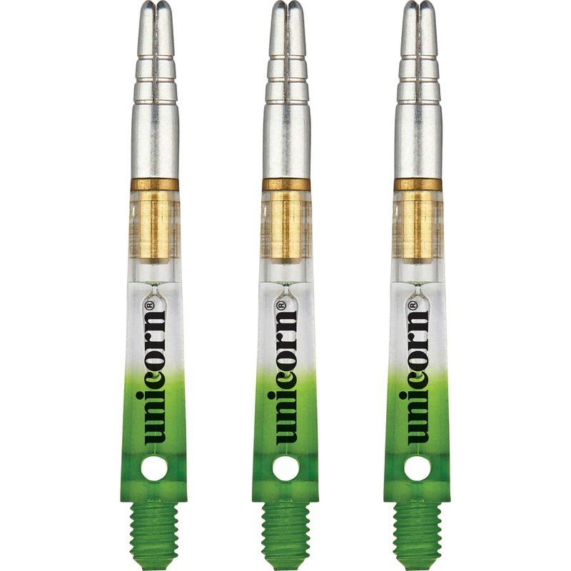 Unicorn Gripper 360 Two Tone Dart Shafts – Gradient Green Medium