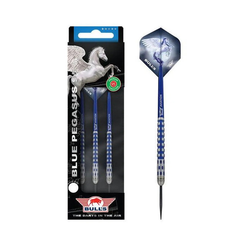 Bull’s NL Blue Pegasus C 95% Tungsten Steel Tip Darts 22 GRAM