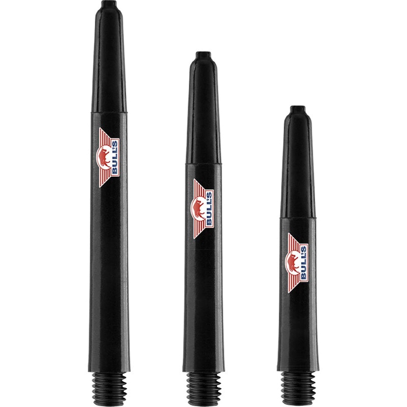 *Bulls Airstriper Dart Shafts – Polycarbonate – Black Medium