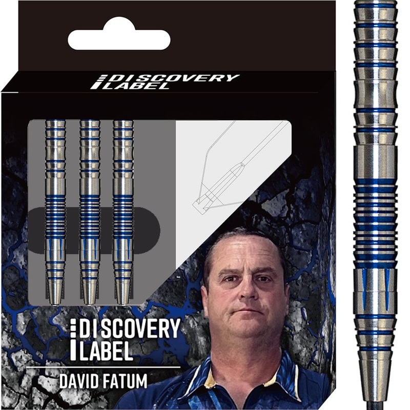 *Cosmo Darts – Discovery Label – Steel Tip – David Fatum – Blue – 21g 21g