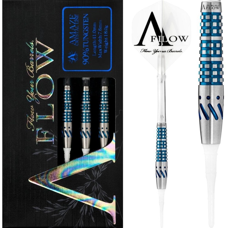 Dynasty Darts – Crystal Line – A Flow – Soft Tip – Amaze 20g