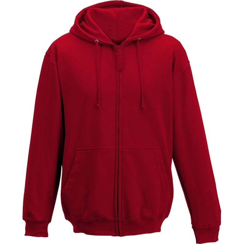 *Hoodie – AWD Full Zip Hoodie – Fire Red 2XL