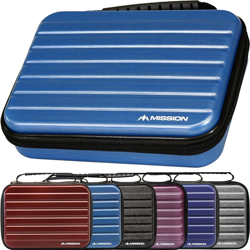 *Mission ABS-4 Darts Case – Strong Protection – Metallic Aqua Blue