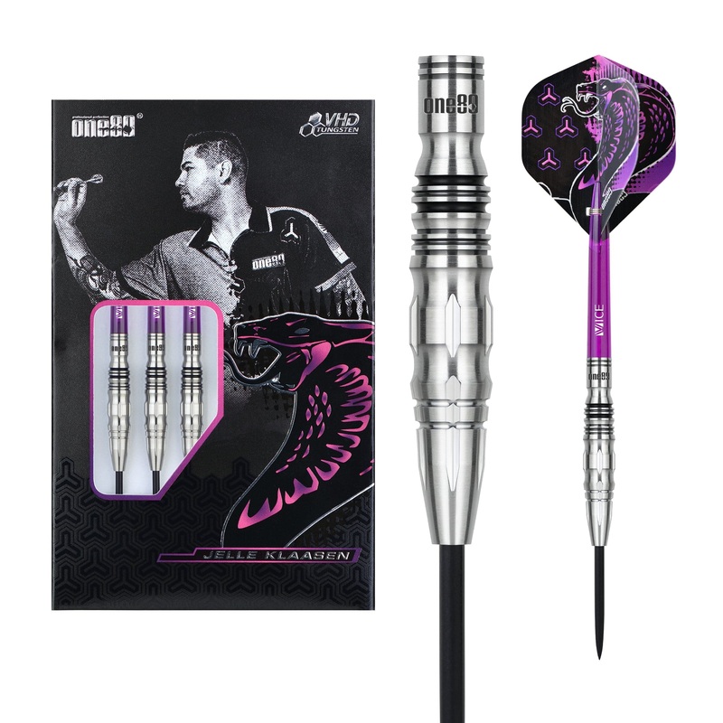 One80 Jelle Klaasen Darts – Steel Tip – 90% Tungsten – V2 22g