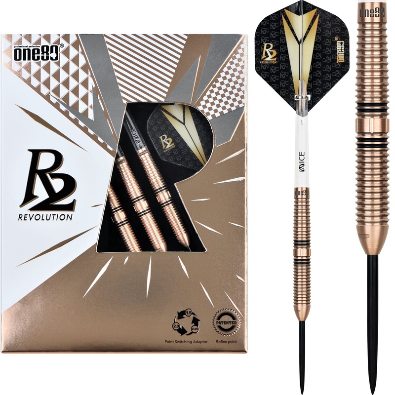 One80 R2 Interchange Darts – Steel Tip – Re-verse 22g
