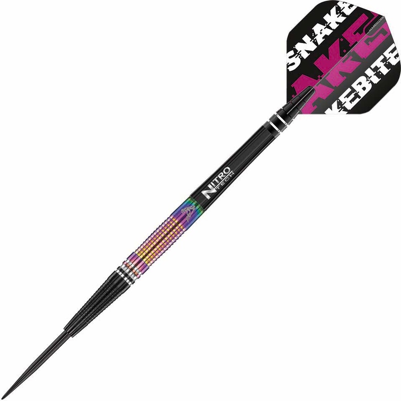 Red Dragon Peter Wright Snakebite World Champion Tapered SE Steel Tip Darts – 23gm