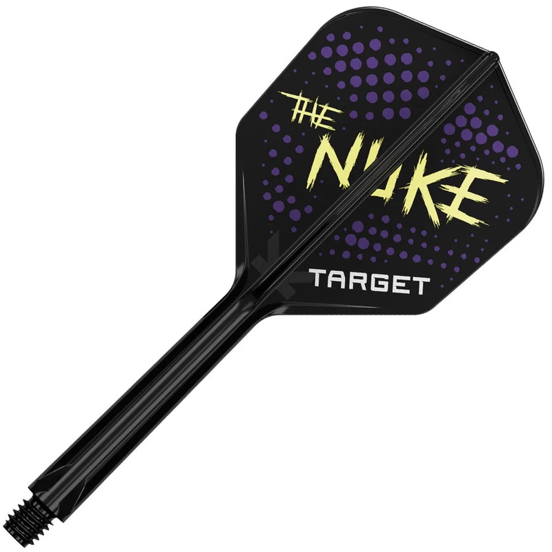 Target Luke Littler K-Flex Flight System No. 6 Medium Black Medium (33mm in length excluding thread) Plastic